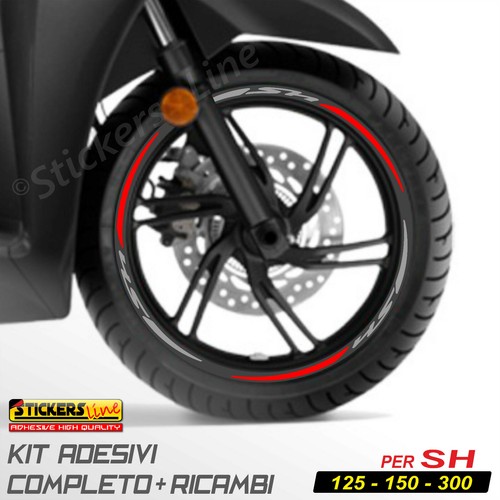 Adesivi cerchi honda 125 - sh,
