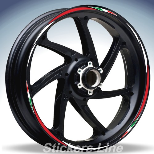 Adesivi ruote moto strisce