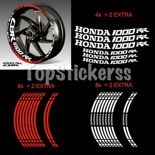 Adesivi moto honda 1000 - moto, rr