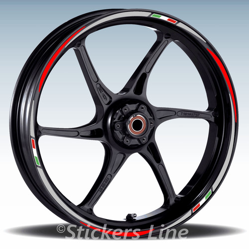 Adesivi ruote moto strisce